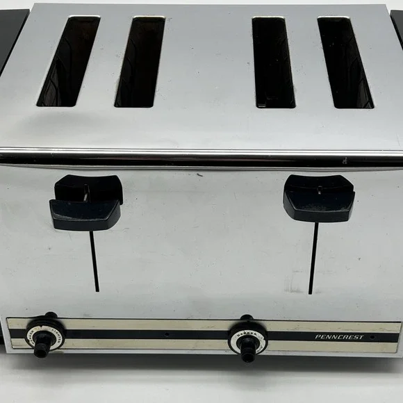 VTG JC PENNY PENNCREST 4 SLICE TOASTER. MODEL # 3335 . NICE WORKING CONDITION - Picture 3 of 13